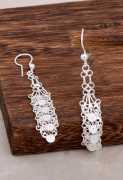 Versatile Silver Dangle Earrings from Zehrai, ps 160