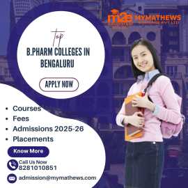 Top B.Pharm Colleges in Bengaluru - Courses, Fees,, Bengaluru