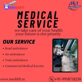 Use Medilift Train Ambulance Service in Kolkata , Kolkata