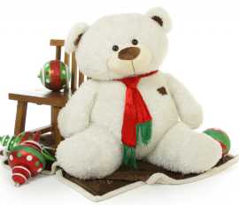 Heartwarming Christmas Teddy Bear at Giant Teddy, $ 224