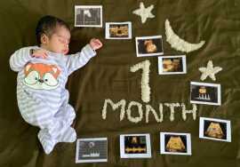 Cute Ideas for a 1 Month Baby Photoshoot, Faridabad