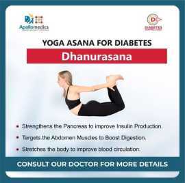 Boost Your Diabetes Control with Dhanurasana!, Lucknow