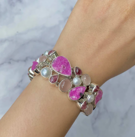Ethereal Pink: Unique Cobalt Calcite Creations, $ 329