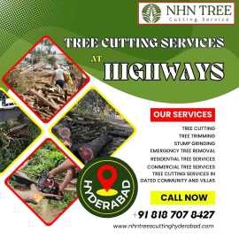 Highway Tree Cutting Services by NHN Trees Cutting, Hyderabad