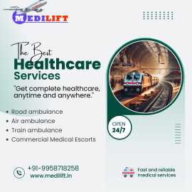 Medilift Train Ambulance in Patna Provides Excelle, Patna