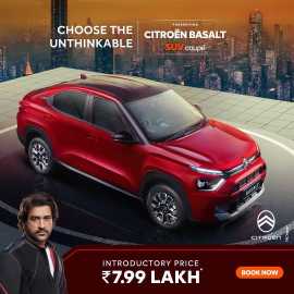 Get a Complete Guide To The Citroen Basalt's Milea, Ahmedabad