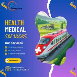  FALC Emergency Train Ambulance service in Patna , Patna