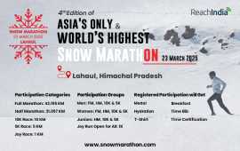 4th Edition of the World's Highest Snow Marathon, Shimla