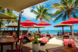 Relaxation at Wyndham Wailoaloa Beach, Fiji