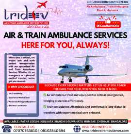 Seamless Medical Transport with Tridev Air Ambulan, Patna