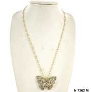 Butterfly Paper Clip Chain Necklace, Los Angeles