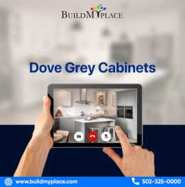 Dove Grey Cabinets for Timeless Appeal, $ 20