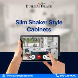 Slim Shaker Style Cabinets for a Modern Look, $ 6