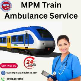 MPM Train Ambulance Services in Patna has an ICU, Patna
