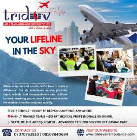 Tridev Air Ambulance Services in Mumbai: Safe, Mumbai