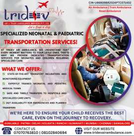 Bed-to-Bed Care in the Sky: Tridev Air Ambulance , Raipur
