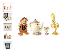 Enchanted Herocross Disney 4pcs Candlestick, ps 31
