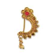 Gold plated Marathi Nose Pin, $ 12