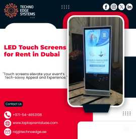 LED Touch Screen Rental Services in Dubai, UAE, Dubai