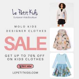 Shop MOLO Kids Designer Clothes at Le Petit Kids, ps 80