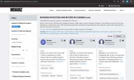 Connect with Top Business Investors in Chennai , Chennai
