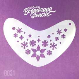 Small Snowflake Face Paint Stencil - Fusion Body A, $ 9