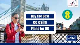 Get your EE eSIM instantly – fast activation and r, London