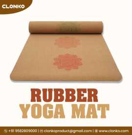 Online Book Natural Rubber Yoga Mat | Clonko, ₹ 2,999