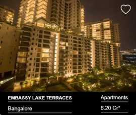 Embassy Lake Terraces Price, Floor Plans & Boo, Bengaluru