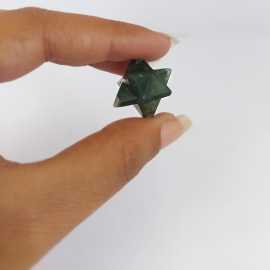 Green Jasper Merkaba Star For Crystal Healing, Los Angeles