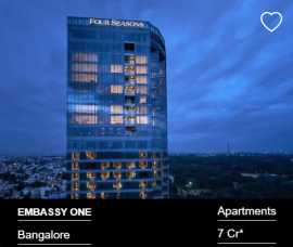 Find Dream Home at Embassy One Bangalore, Bengaluru