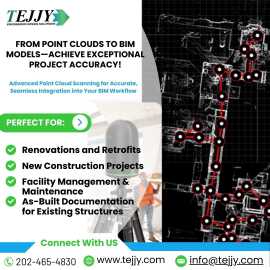 From point clouds to BIM models, Rockville