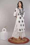 Shop! White Chikankari Kurta for Every Occasion, Delhi