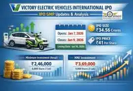 Victory Electric Vehicles IPO GMP Details Price, Lucknow