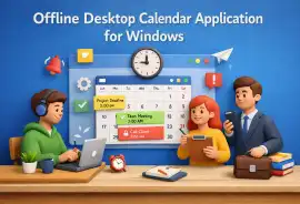 Live Desk Cal: Windows 11 Calendar Live Widget, Portland