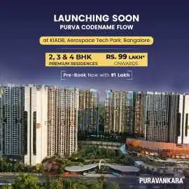 Purva Esplanade Booking Details & Payment Time, Bengaluru