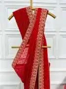 Designer Reception Saree for Bride - Party Wear, New Delhi