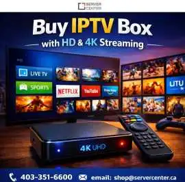 Buy IPTV Box for Unlimited Entertainment at Home, Calgary