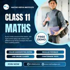 Best Online Maths Classes for Class 11 CBSE , Lucknow