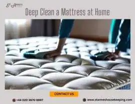 Deep Clean a Mattress at Home, London