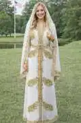 Elegant White Kaftan for Women by Mirraw – Comfort, $ 250