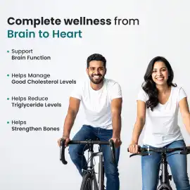 Best Omega 3 Supplement for Brain Energy, Heart &a, ₹ 699