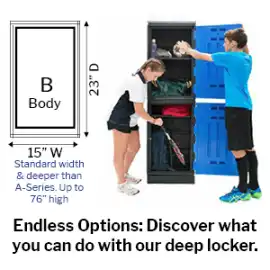 Freestanding Lockers for Spaces That Change, El Monte