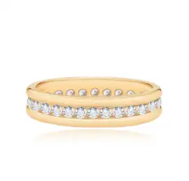 Diamond Bridal Wedding Bands by Alev Jewelry , $ 1,152