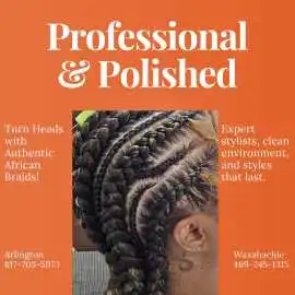 School-Friendly Kids Braids in Arlington, Arlington