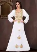 Elegant White Kaftan for Women by Mirraw – Stylish, $ 320