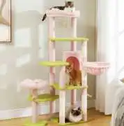 Stylish Flower-Shaped Cat Tree for Play, $ 119