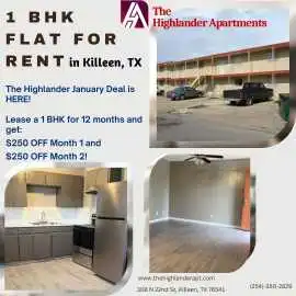 Quality 1 BHK Houses for Rent in Killeen, TX, Killeen