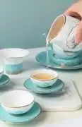 Premium Bone China Tea Set 18-Piece for Gifts , Nanjing