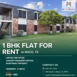 Quality 1 Bedroom Apartment Rentals in Waco, TX, Waco